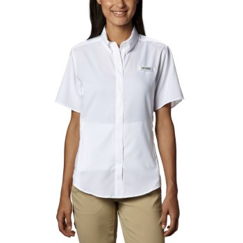 Dámské Košile Columbia PFG Tamiami II Short Sleeve Bílé SOBWDN328